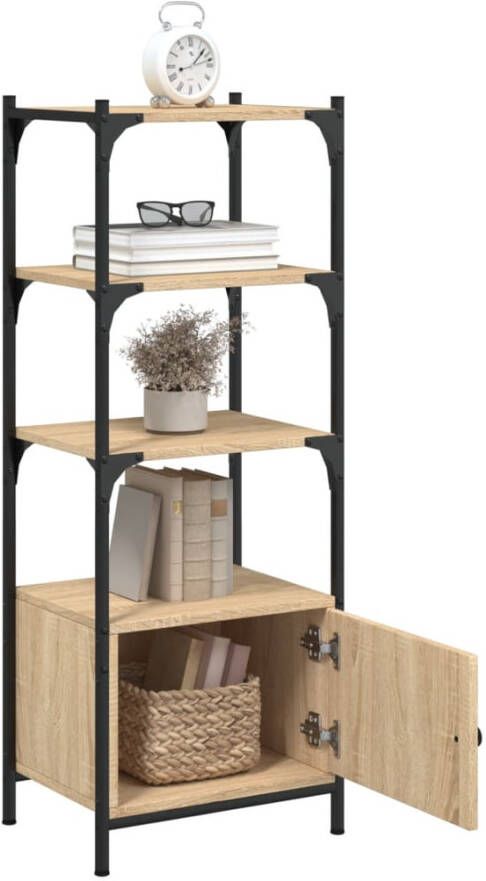 VidaXL -Boekenkast-3-laags-41x30x109 5-cm-bewerkt-hout-sonoma-eiken - Foto 5