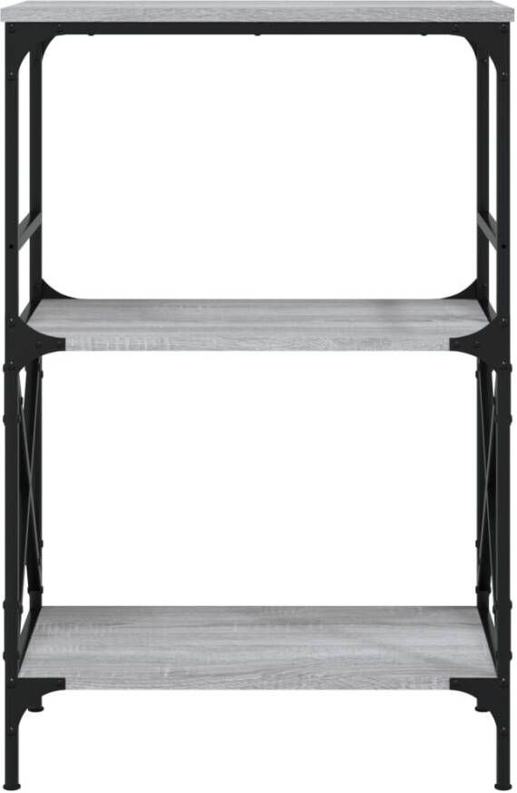 VidaXL -Boekenkast-4-laags-59x35x90 5-cm-bewerkt-hout-grijs-sonoma - Foto 5