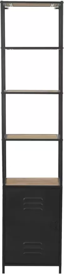 VidaXL -Boekenkast-40 5x32 5x180-cm-massief-vurenhout-en-staal - Foto 5