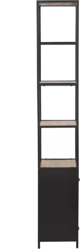 VidaXL -Boekenkast-40 5x32 5x180-cm-massief-vurenhout-en-staal - Foto 3