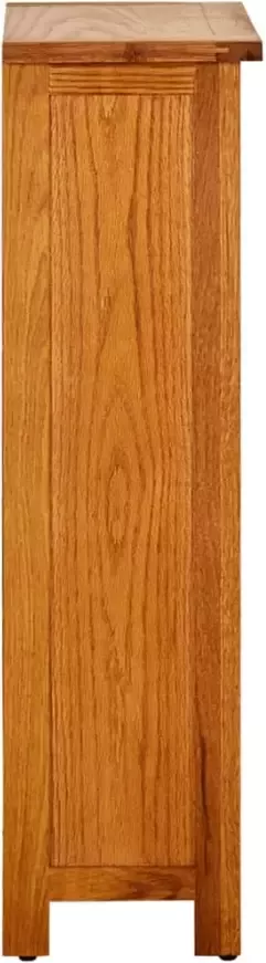 VidaXL -Boekenkast-45x22 5x82-cm-massief-eikenhout - Foto 5