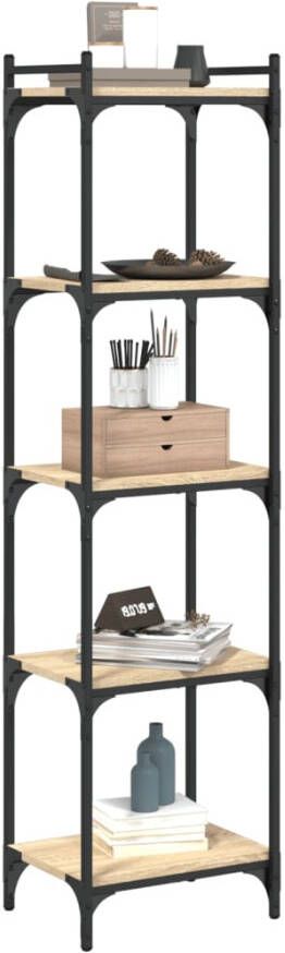 VidaXL -Boekenkast-5-laags-40x30x154-cm-bewerkt-hout-sonoma-eikenkleur - Foto 1