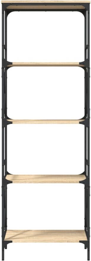 VidaXL -Boekenkast-5-laags-59-x-35-x-171-cm-bewerkt-hout-sonoma-eiken - Foto 3