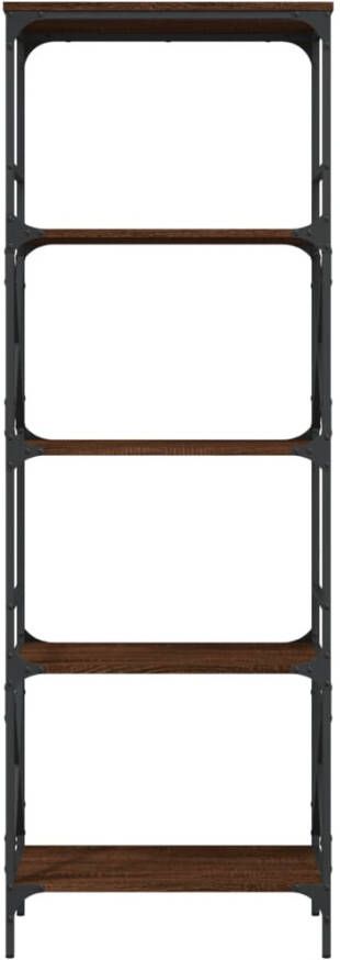 VidaXL -Boekenkast-5-laags-59x35x171-cm-bewerkt-hout-bruineikenkleurig - Foto 4