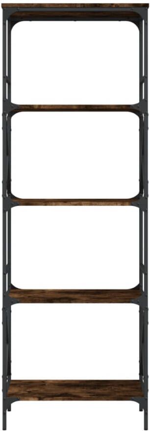 VidaXL -Boekenkast-5-laags-59x35x171-cm-bewerkt-hout-gerookt-eikenkleur - Foto 5