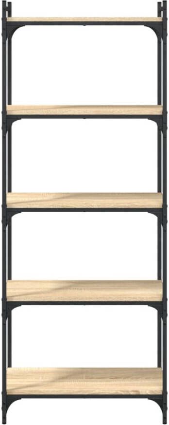 VidaXL -Boekenkast-5-laags-60x30x154-cm-bewerkt-hout-sonoma-eikenkleur - Foto 4