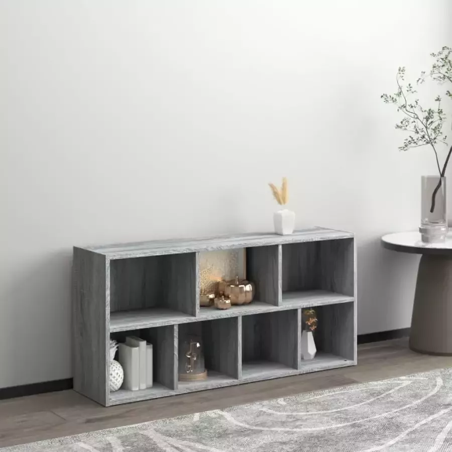 VidaXL -Boekenkast-50x25x106-cm-grijs-sonoma-eikenkleurig - Foto 1