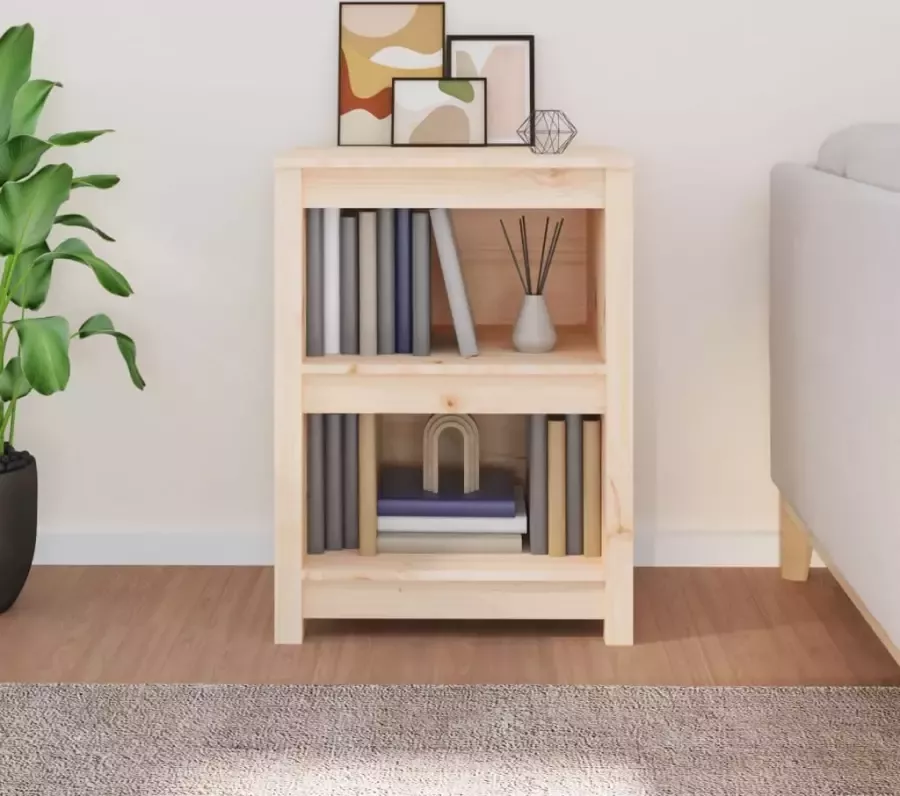 VidaXL -Boekenkast-50x35x68-cm-massief-grenenhout - Foto 2