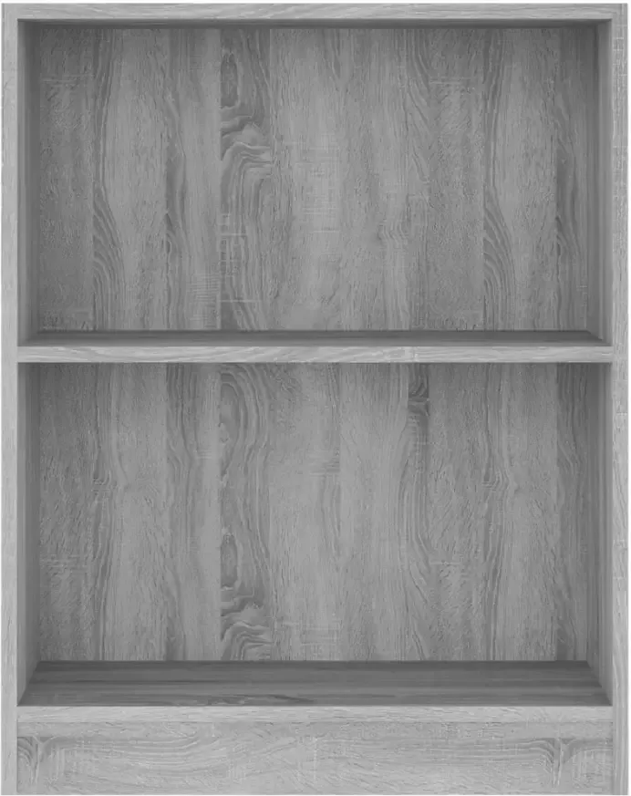 VidaXL -Boekenkast-60x24x74 5-cm-bewerkt-hout-grijs-sonoma-eikenkleurig - Foto 3