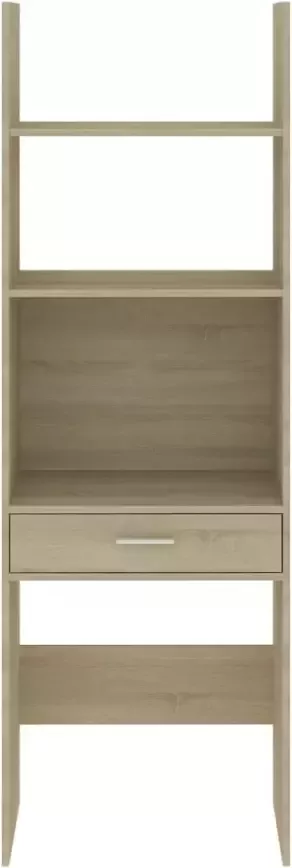 VidaXL Boekenkast 60x35x180 cm bewerkt hout sonoma eikenkleurig - Foto 4