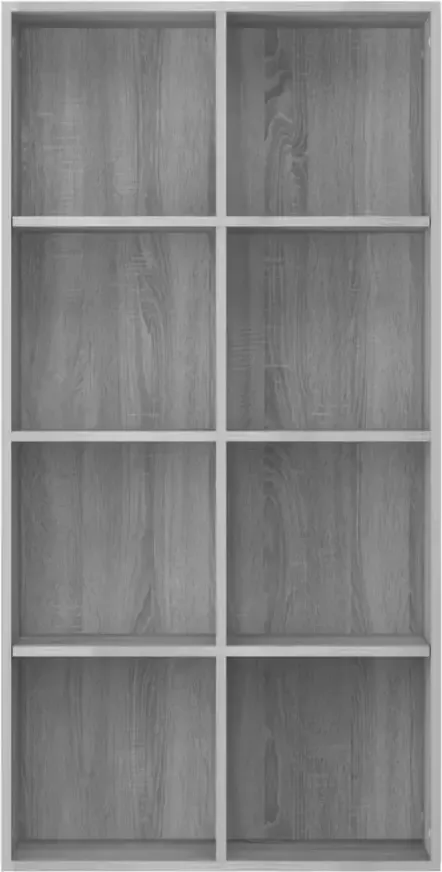 VidaXL -Boekenkast-66x30x130-cm-bewerkt-hout-sonoma-grijs - Foto 5