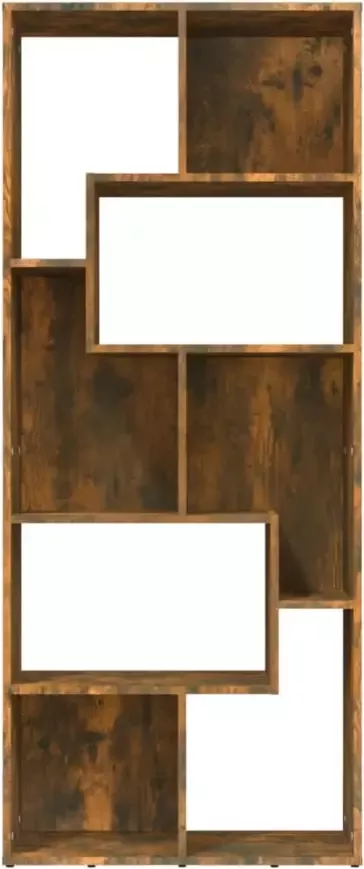 VidaXL -Boekenkast-67x24x161-cm-bewerkt-hout-gerookt-eikenkleurig - Foto 5