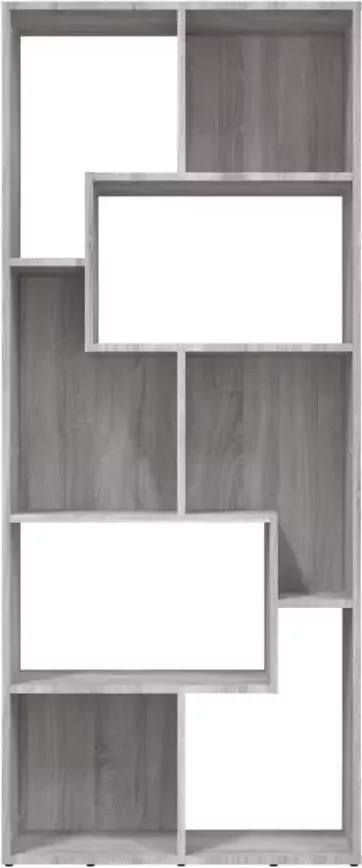 VidaXL -Boekenkast-67x24x161-cm-bewerkt-hout-grijs-sonoma-eikenkleurig - Foto 6
