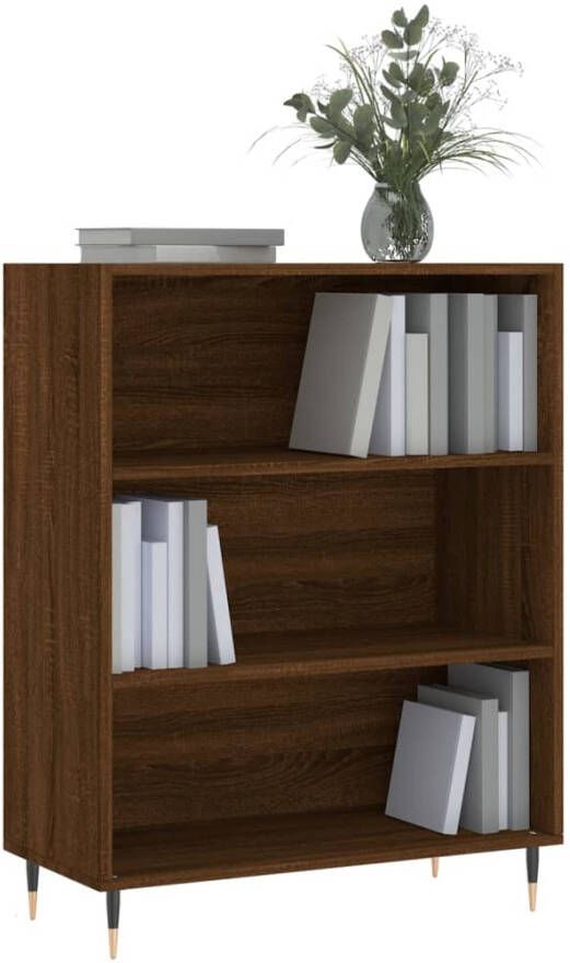 VidaXL -Boekenkast-69 5x32 5x90-cm-bewerkt-hout-bruineikenkleurig - Foto 7