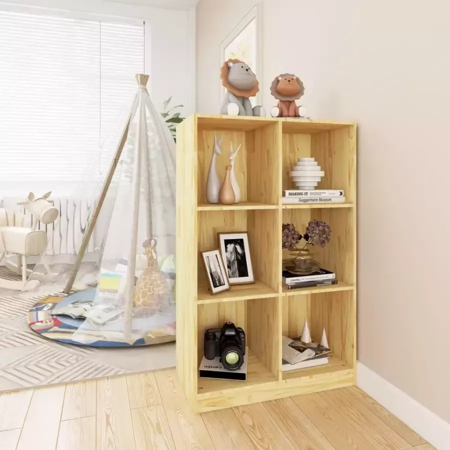 VidaXL -Boekenkast-70x33x110-cm-massief-grenenhout - Foto 4