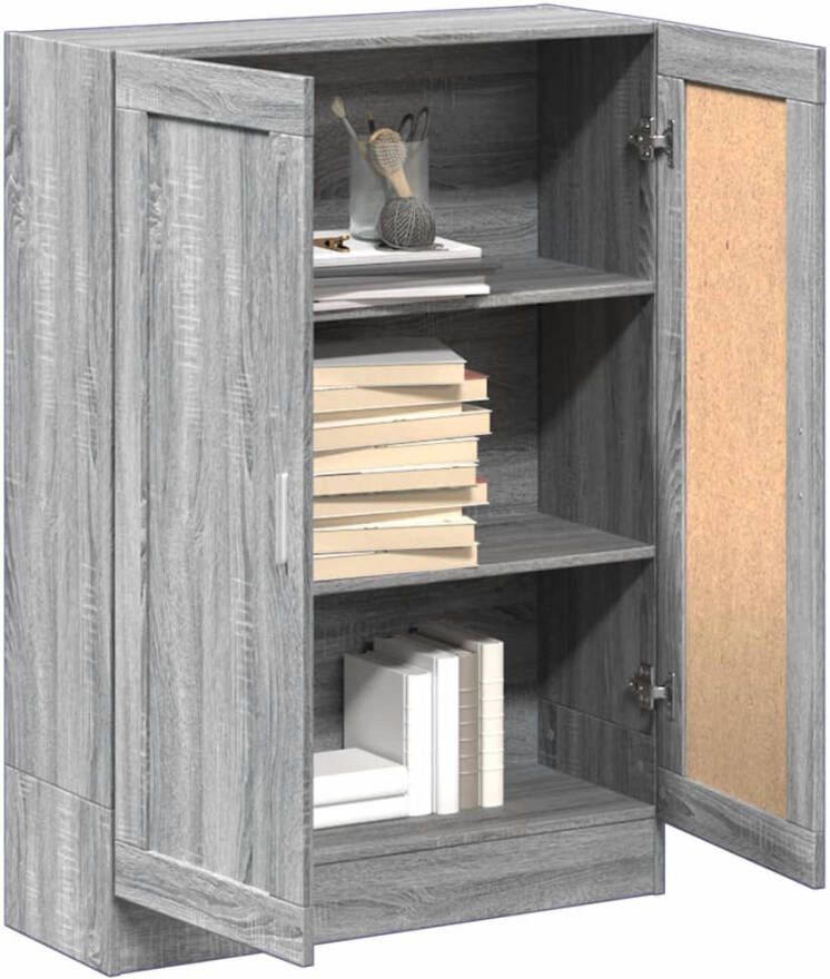 VidaXL -Boekenkast-82 5x30 5x115-cm-bewerkt-hout-grijs-sonoma-eiken - Foto 2