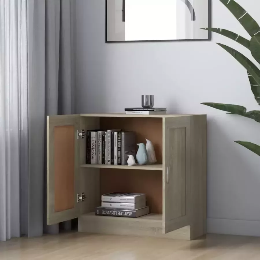 VidaXL -Boekenkast-82 5x30 5x80-cm-bewerkt-hout-sonoma-eikenkleurig