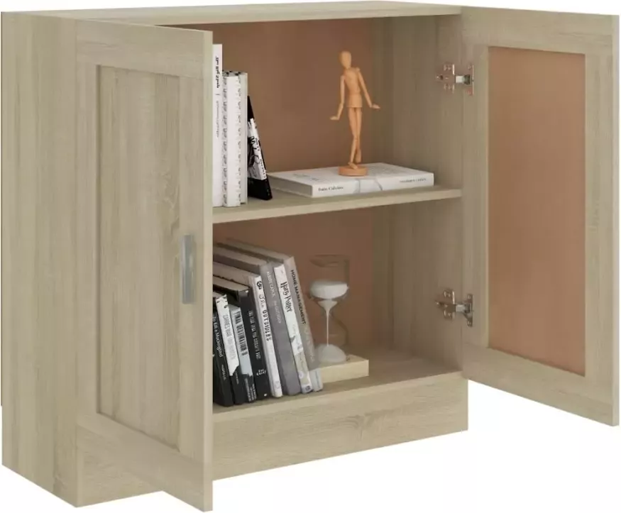 VidaXL -Boekenkast-82 5x30 5x80-cm-bewerkt-hout-sonoma-eikenkleurig - Foto 4