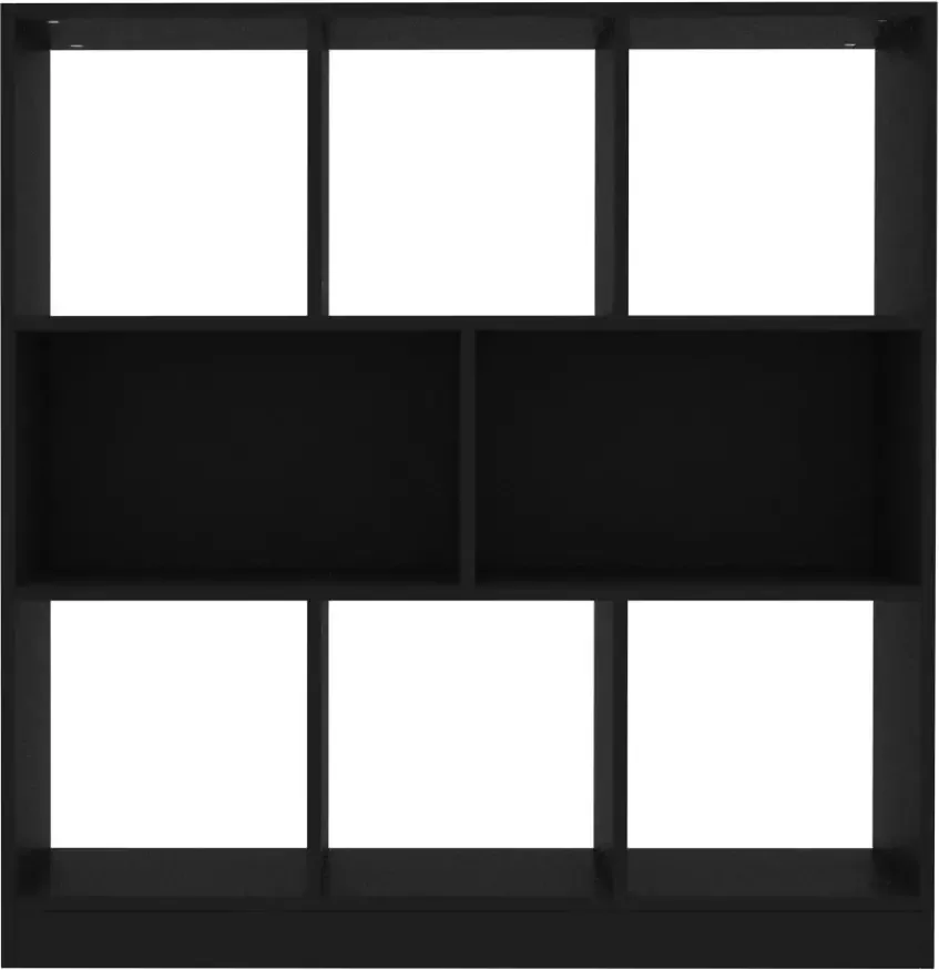 VidaXL -Boekenkast-97 5x29 5x100-cm-bewerkt-hout-zwart - Foto 2
