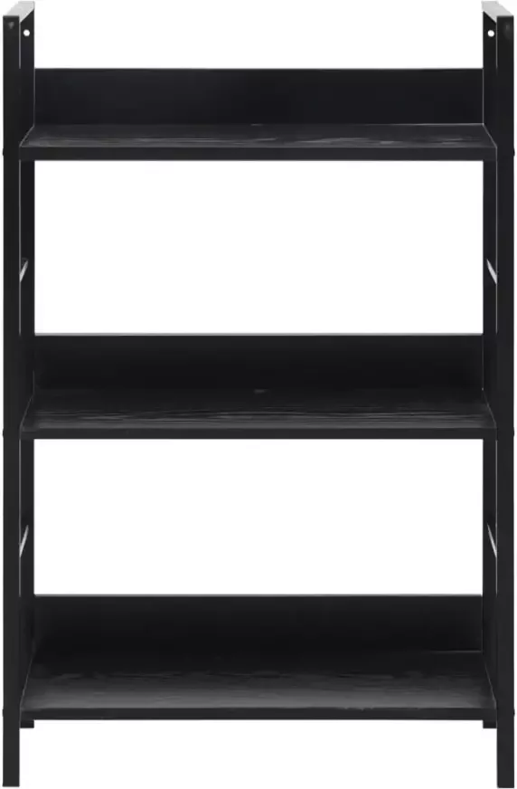 VidaXL -Boekenkast-met-3-schappen-60x27 6x90 5-cm-bewerkt-hout-zwart - Foto 3