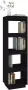 VidaXL Boekenkast kamerscherm 40x35x135 cm massief grenenhout zwart - Thumbnail 4