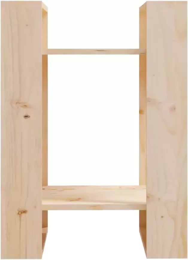 VidaXL -Boekenkast kamerscherm-41x35x57-cm-massief-grenenhout - Foto 5