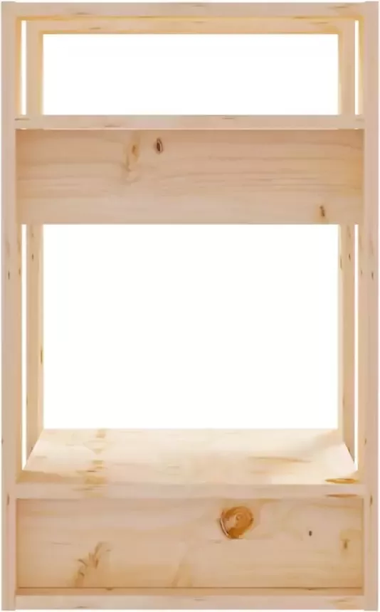 VidaXL -Boekenkast kamerscherm-41x35x57-cm-massief-grenenhout - Foto 4