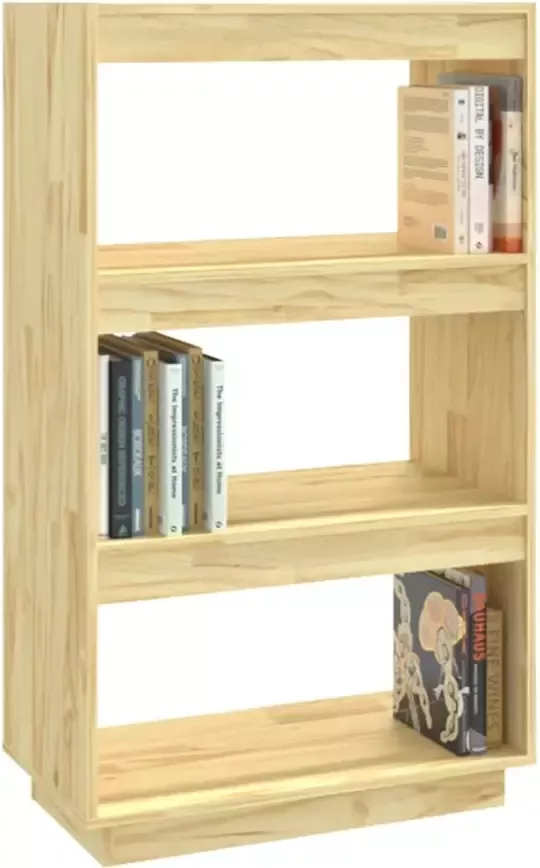 VidaXL -Boekenkast- -kamerscherm-60x35x103-cm-massief-grenenhout - Foto 4