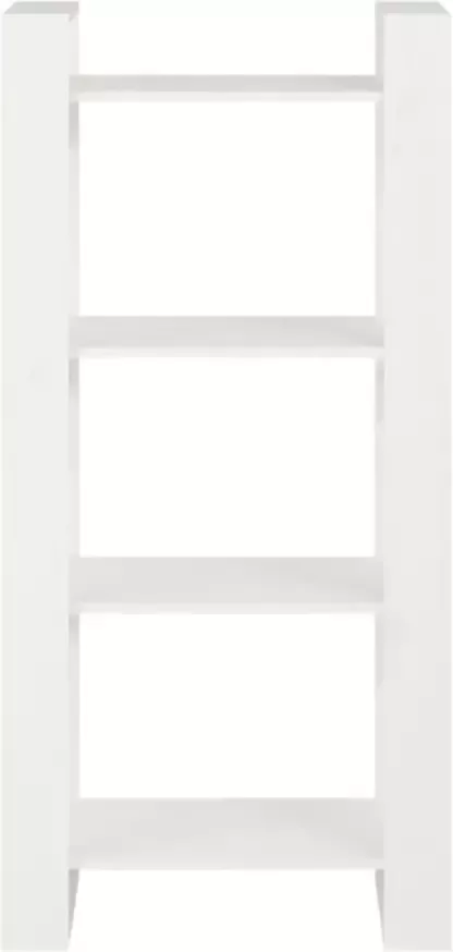 VidaXL -Boekenkast kamerscherm-60x35x125-cm-massief-hout-wit