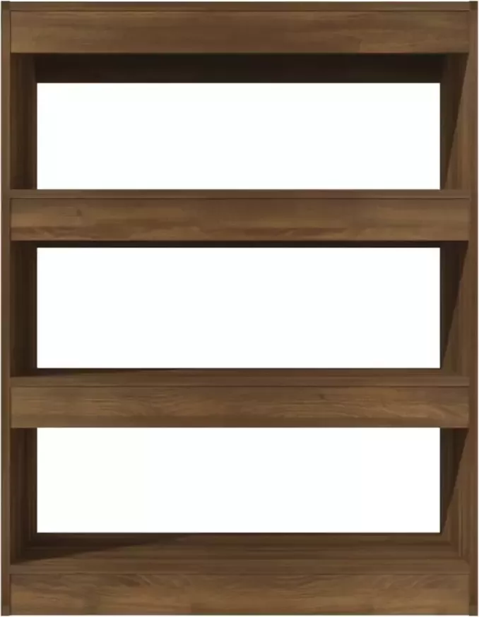 VidaXL -Boekenkast kamerscherm-80x30x103-cm-bewerkt-hout-bruineiken