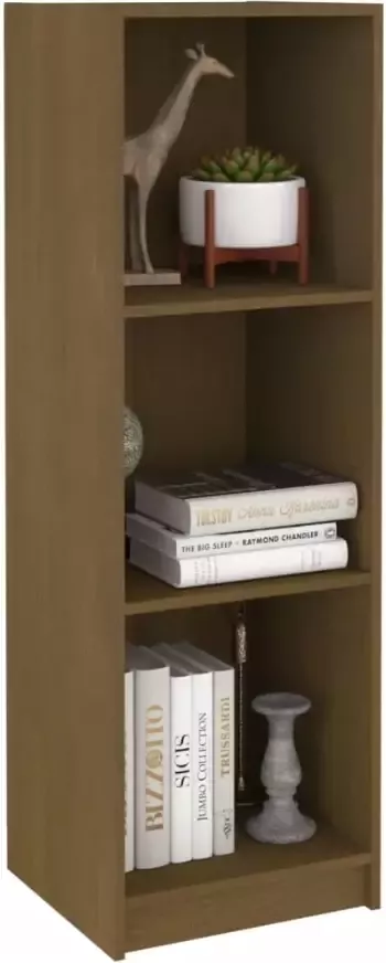 VidaXL -Boekenkast kamerscherm-massief-grenenhout-honingbruin - Foto 5