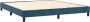 VIDAXL Boxspring met matras fluweel donkerblauw 160x200 cm - Thumbnail 4