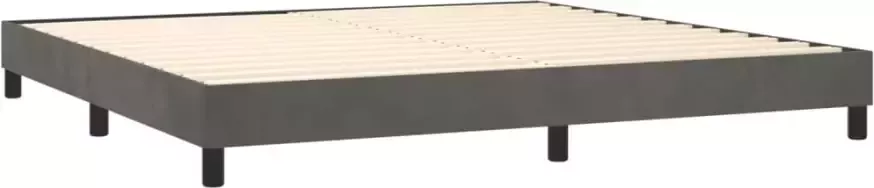 Vida XL Boxspring met matras fluweel donkergrijs 200x200 cm SKU: V3144352 - Foto 3
