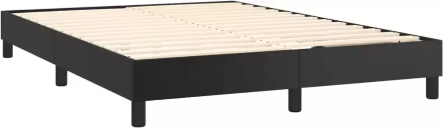 Vida XL Boxspring met matras kunstleer zwart 140x200 cm SKU: V3144608 - Foto 11
