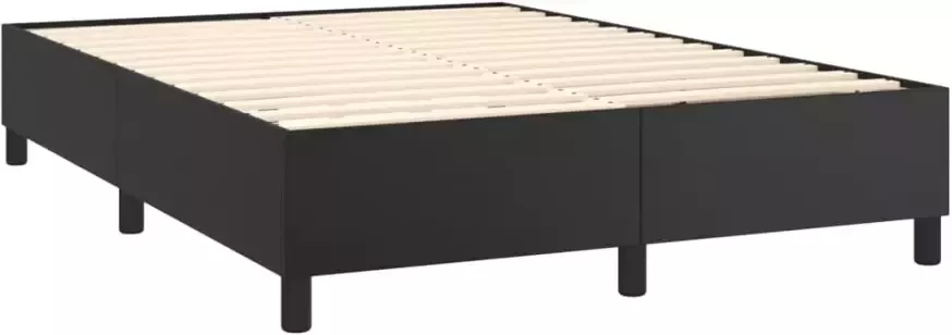Vida XL Boxspring met matras kunstleer zwart 140x200 cm SKU: V3144608 - Foto 10