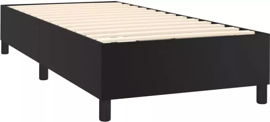 VidaXL -Boxspring-met-matras-kunstleer-zwart-80x200-cm - Foto 5