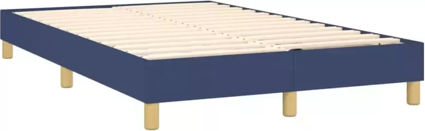 VidaXL -Boxspring-met-matras-stof-blauw-120x200-cm - Foto 3