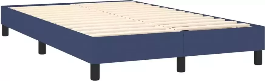 VidaXL -Boxspring-met-matras-stof-blauw-120x200-cm - Foto 3