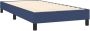 VIDAXL Boxspring met matras stof blauw 90x190 cm - Thumbnail 3