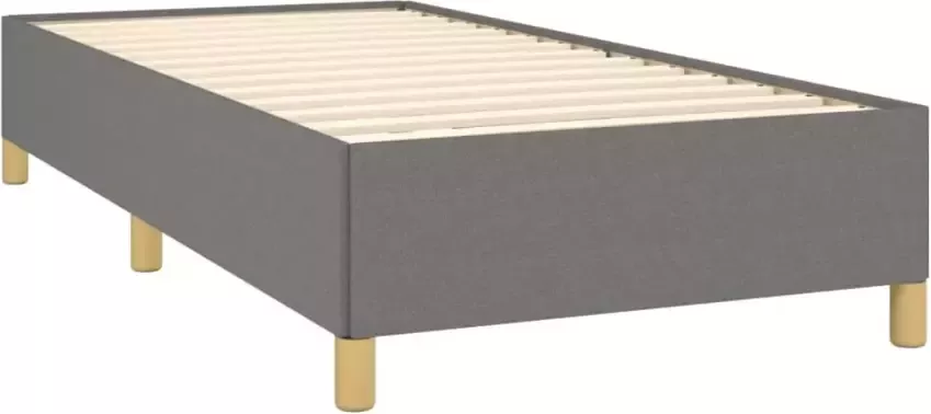 Vida XL Boxspring met matras stof donkergrijs 100x200 cm SKU: V3131650 - Foto 6
