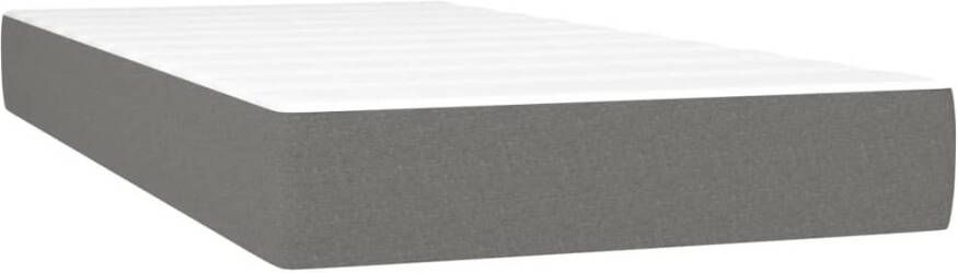 Vida XL Boxspring met matras stof donkergrijs 120x190 cm SKU: V3270377 - Foto 5