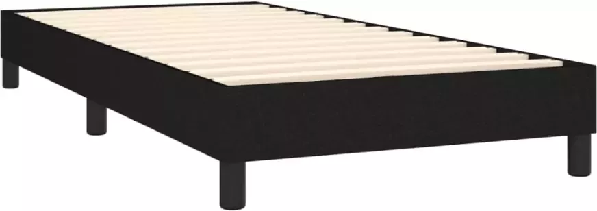 Vida XL Boxspring met matras stof zwart 100x200 cm SKU: V3144055 - Foto 5