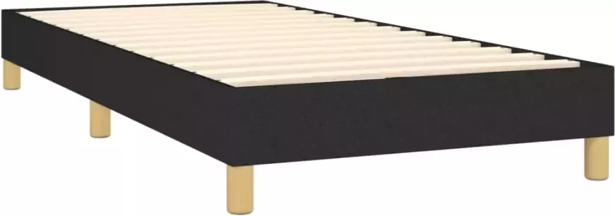 Vida XL Boxspring met matras stof zwart 100x200 cm SKU: V3144153 - Foto 4