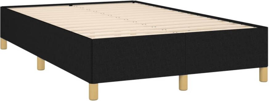 Vida XL Boxspring met matras stof zwart 120x190 cm SKU: V3269685