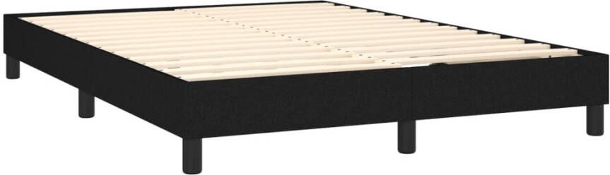 Vida XL Boxspring met matras stof zwart 140x190 cm SKU: V3144071 - Foto 5