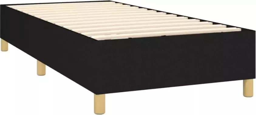 Vida XL Boxspring met matras stof zwart 90x190 cm SKU: V3144484 - Foto 4