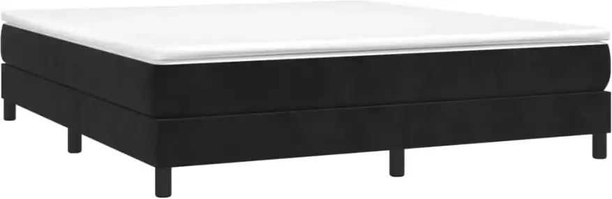 VidaXL Bedframe zonder matras 180x200 cm fluweel zwart - Foto 5