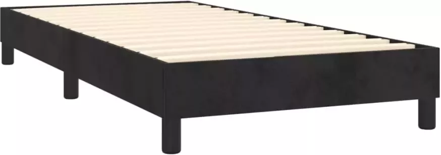 VidaXL Boxspringbedframe fluweel zwart 80x200 cm - Foto 4