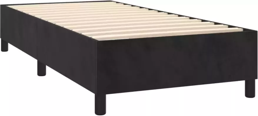 VidaXL Boxspringbedframe fluweel zwart 90x200 cm - Foto 3