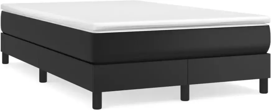 VidaXL Boxspringbedframe kunstleer zwart 120x200 cm - Foto 5